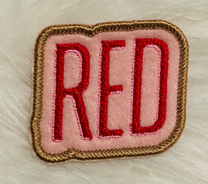 Taylor Swift Red Album Iron Patch