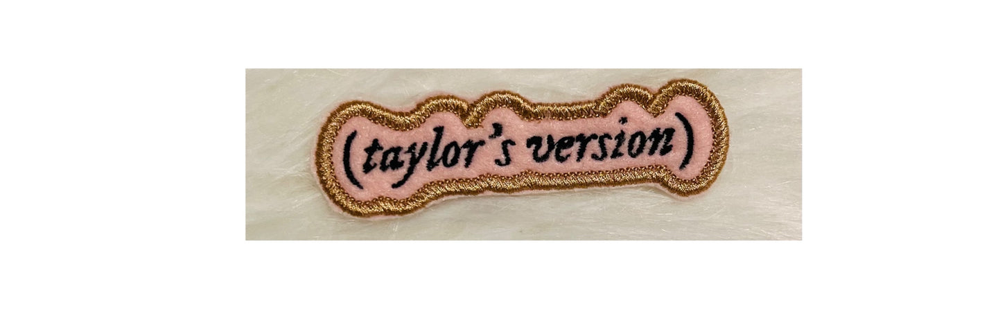 Taylor Swift (Taylor’s Version) Iron On Patch